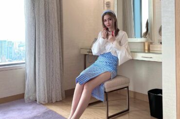 ギュテマリの2人とホテルランチした時の〜！
今回は結構プチプラコーデだよ
2人が撮ってくれたんだ
誘ってくれて嬉しかったなー！

#プチプラコーデ...