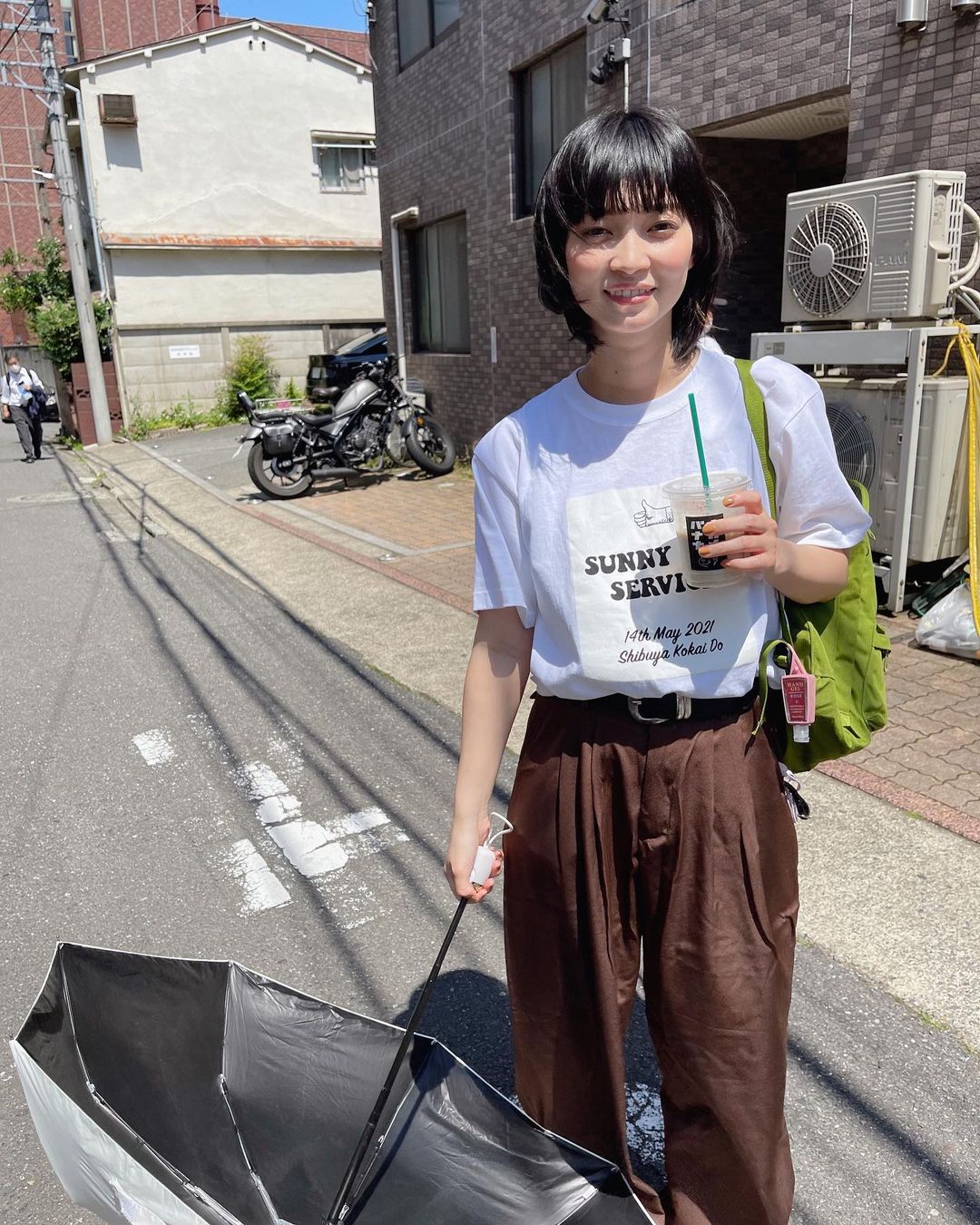 田中真琴: 仕事終わりに散歩した日の写真。 雨の好きだけど