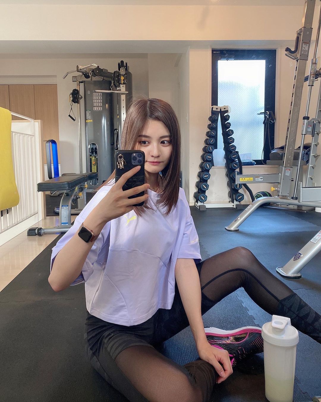林ゆめ 今日はお仕事の前にジム行ってきた パープルのウェアかわいくない Styleshown Gym 赤坂パーソナルトレーニング Stylesh Moe Zine 林ゆめ 今日はお仕事の前にジム行ってきた パープルのウェアかわいくない Styleshown Gym 赤坂パーソナルトレーニング Stylesh Moe Zine
