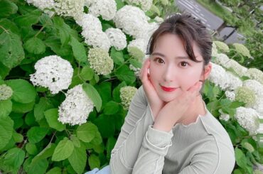 
通りすがりに 白い紫陽花が﻿
ふっさふっさ たくさん咲いてた〜﻿
綺麗  梅雨だね﻿
﻿
#紫陽花...