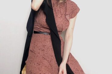 秋ものの撮影が少しずつ始まりました
秋ワンピ...