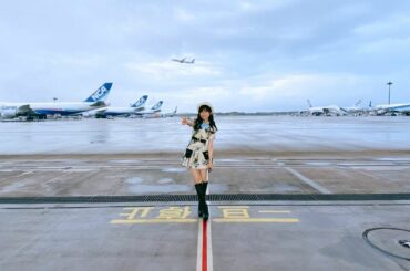 テレ東音楽祭 
ANAさんとのコラボレーション

格納庫での披露だったのですが
景色が贅沢すぎました…
おすそわけです

衣装もハワイにぴったりで可愛かったなぁ...