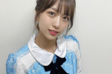 水色好き
珍しく髪の毛をアレンジした時の。
今日も皆様一日お疲れ様でした〜︎
@osarecompany 
#水色 #akb衣装 #ミディアムアレンジ #ヘアア...