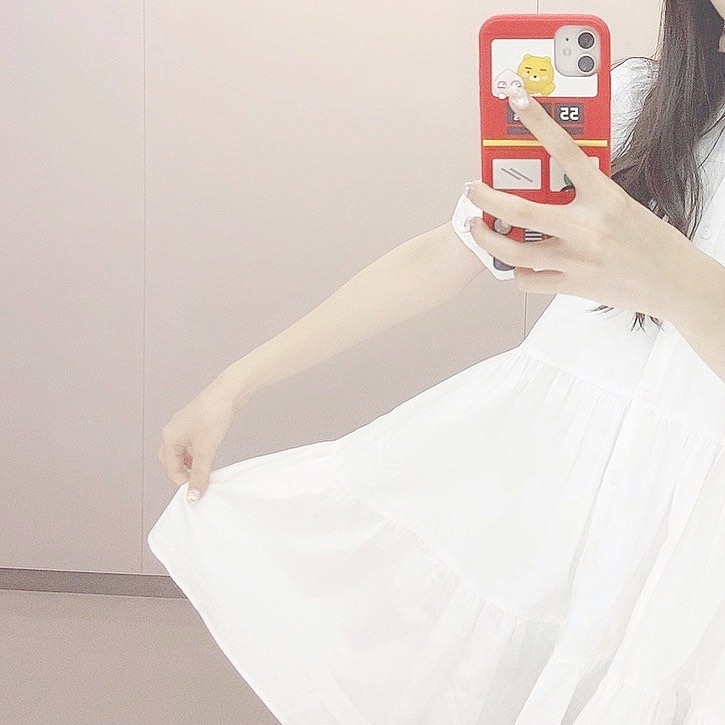 千葉恵里 お気に入りの 白ワンピ 早く夏になって欲しいなぁ 白ワンピ 白 Moe Zine