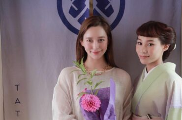 TATCHAのアンバサダーに就任した
@mademoiselle_yulia ちゃんと

美味しい和のお弁当を食べて、
@tatcha の精神と特徴の説明と
両...