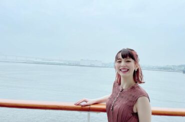 なかなか入る機会のない、にっぽん丸の船内
⁡
時間があったのでデッキに出てみました
雨も上がって良かった！
⁡
⁡
⁡
#エニシングゴーズ #製作発表
#にっぽ...