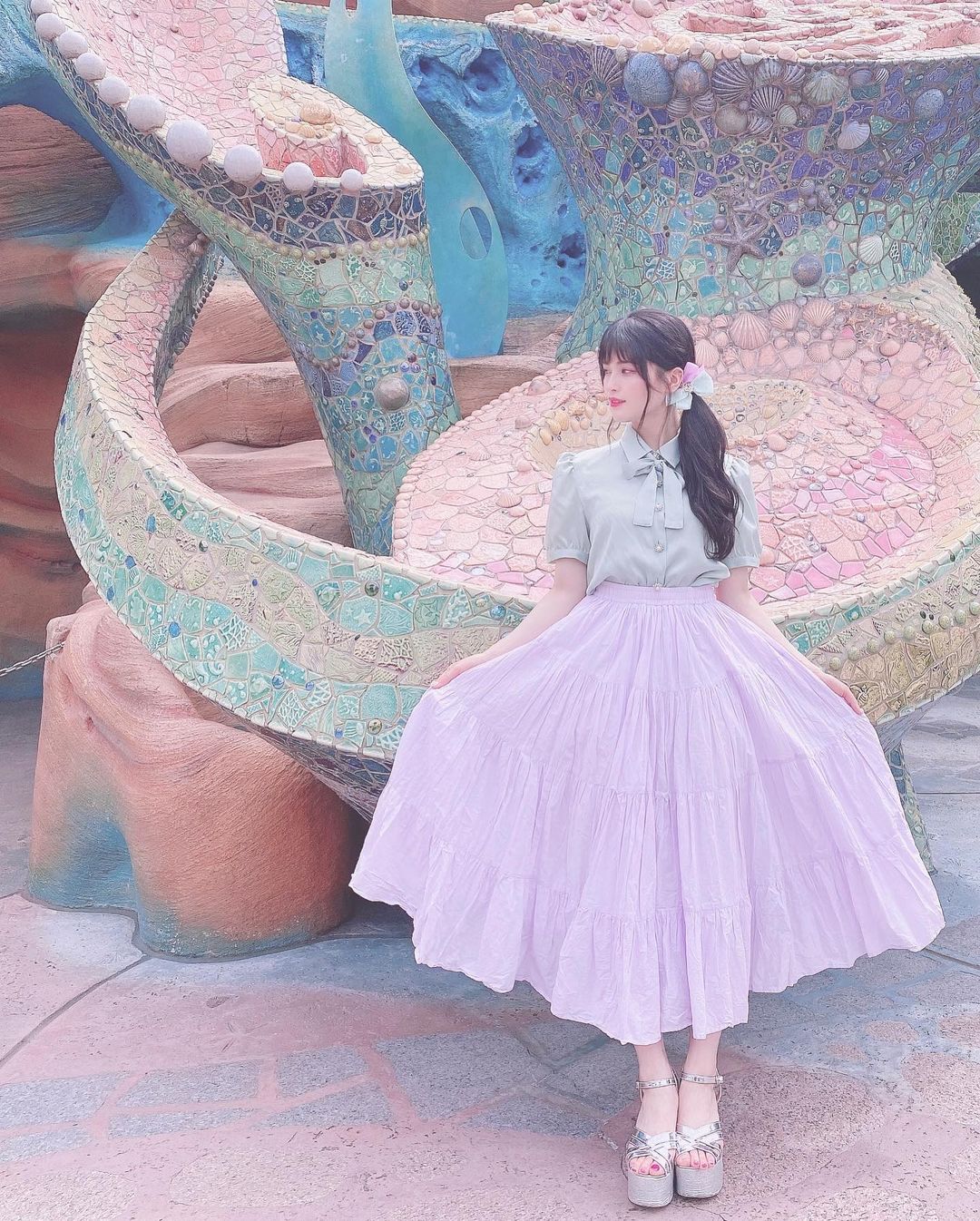 田北香世子 東京ディズニーシー Disneysea マーメイドラグーン アリエルコーデ アリエル Moe Zine