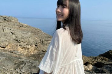 実はこの崖の撮影、
踏み外したらどうしようって凄くヒヤヒヤしてたの笑

#カナミノナカミ #週プレ #週刊プレイボーイ...