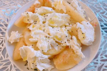 何かみんなが作ってて
美味しそうで食べたくて
桃モッツァレラ作ってみた
美味しい
合ってるのかはわからない
#peach #mozzarella #chees...