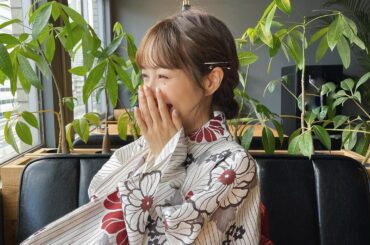 大阪イベントありがとうございました。
浴衣を着てみました☻...