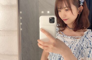 インスタお久しぶりになってしまいました
今日も暑かったな〜
夏おかえりですね

この衣装は夏！って感じで可愛い

髪の毛長い自分がもう懐かしい︎

#akb衣装...