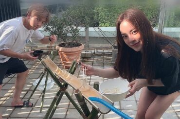 大流しそうめん大会

#ぐんほへ　#はなまさ　#なつのおもいで...