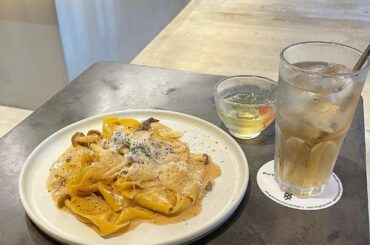 or MIYASHITAPARK 
⁡
#パスタ もちもちで美味しかった〜
メニュー他にも気になるものがあって
いっばい悩んじゃったけど、
きのこ好きなので♡
...