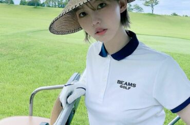 麦わらが可愛くてね〜
#beamsgolf...
