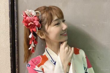 野外ライブで浴衣着ました...