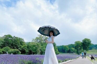 ㅤㅤㅤ
真夏に行ったラベンダー畑 
この日はホワイトコーデ
 @zara...