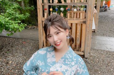 ⁡
先月の浴衣の時の
モモのかき氷 おいしかった〜
⁡
#浴衣  #風鈴  #風鈴まつり
#川越  #川越氷川神社
#ヘアアレンジ  #浴衣ヘアアレンジ...