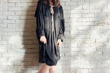 肌寒くなってきたね

クラシカルなタイネックのワンピにごつめのレースアップブーツのミックスマッチ感がすき...