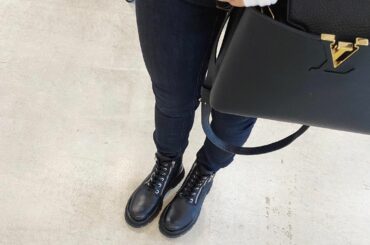 ニューヨークで出会ってからシルエットも色も好きなデニムにどんな時も合うカプシーヌ。。足を綺麗に見せてくれるブーツ。。気分を上げてくれるお気に入りのアイテムたち　...