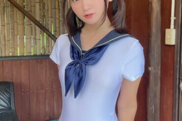 セーラー服×スク水組み合わせてみた！笑
.
.
#japanesegirl#japaneseidol#Instagravure#gravure#youtuber...