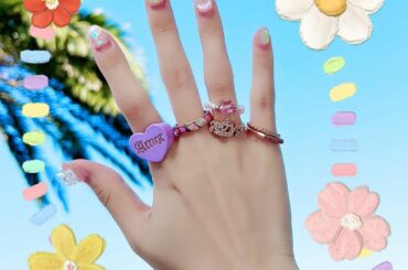 最近買った @bershka のリング！可愛いけどちょっと大きかった…...