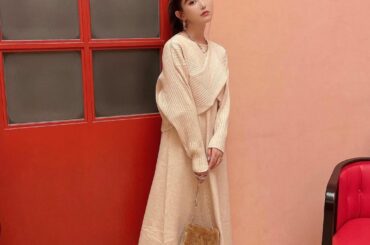 #ゆいしふく 
ミルクおおめのカフェラテこーで
⁡
onepiece： @titivatejp 
bag： #maisondefleur × 結以コラボ
sho...