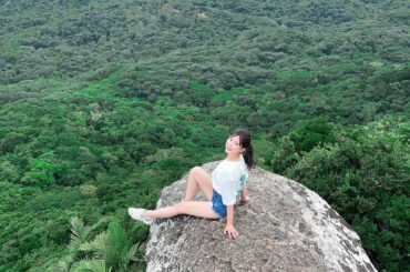 ⁡
開放感〜〜
⁡
屋良部岳 登ったときの
この 象の鼻のように細く飛び出た崖での
ショットが有名よね
⁡
写真で見ても 怖そうだけど、
リアルでも とっても怖...