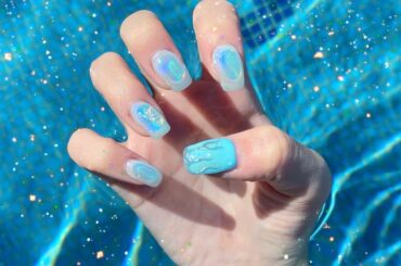 おにゅ〜ネイル
今回もうるちゅるな氷ネイルに人生初のスクエアにしてみたよん！
@y_veil_nail でやってもらいました
いつもありがとうございます！
3枚...