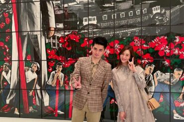 イギリスの現代美術家である
ギルバート＆ジョージの大型の三連作品
《CLASS WAR, MILITANT, GATEWAY》が、
エスパス ルイ・ヴィトン東京...