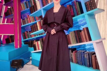 #日曜日の初耳学 
衣装もセットも可愛かった〜
衣装は専門家っぽい感じにしていただきました
.
.
one-piece @eimyistoire_officia...