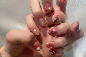 new nail .*･ﾟ
⁡
⁡
やっとジェル復活したので
ジェルじゃなきゃ出来ないようなデザインに…
⁡
9月くらいからこれやりたかったんだ〜
かわいすぎ...
