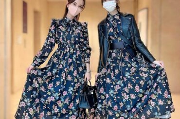 大好きな @elefulful 
mon trésorのオリジナルワンピースを着て
逢いにきてくれたよ

双子コーデ
ジャケットブーツの組み合わせがとびっきり可...