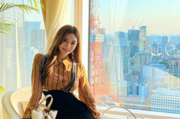 Tea with my friend
#thetokyoeditiontoranomon 
Hotel lounge with a beautiful view...