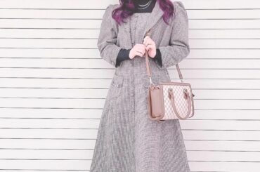 髪の毛紫にした！一瞬だけど！
@miss_me_by_chaling のセットアップやっと着れた可愛い
#かよよん私服 #秋服コーデ #セットアップ...