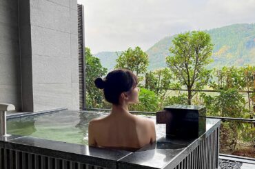 大分の温泉露天風呂  #国内旅行...