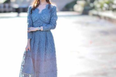 【new.】くすみ系アッシュブルーの総レースワンピースでクラシックな印象に…

レザージャケットをあわせて
甘辛ミックスコーデも可愛いです

@montreso...