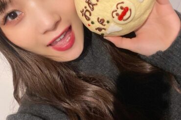 昨日いただいた可愛いパン♪
⁡
⁡
#juicejuice #稲場愛香 #まなかん #アイドル #idol 
#アンパンマン #パン #メロンパン #美味しか...