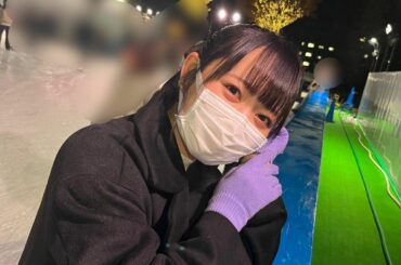 理想のデートはスケートになりました
手袋急遽窓口で買った！紫！！...