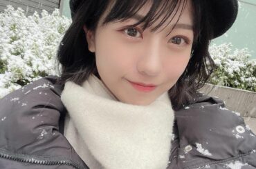 初雪さぶい。
#雪...