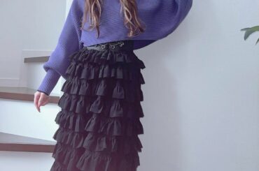 .
丈が丁度いいトップスに出会えました♡
色もかわいいー

スカートもこのお店でしか見た事ないデザインでお気に入り♩
最近お気に入りの洋服たくさん増えたけん
た...