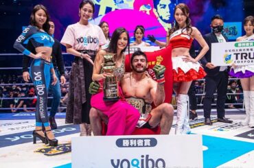 大晦日に行った
『Yogibo  presents RIZIN.33』
⁡
ホベルト・サトシ・ソウザ選手vs矢地祐介選手のプレゼンターを務めさせて頂きました
⁡...