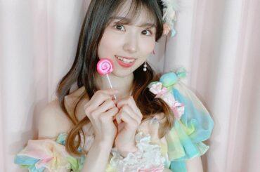 .
ぐるぐるあめちゃん。

キャンディーの出番直前に
「今日のあめいつもと違うけどびっくりしないでください！」
ってマネージャーさんから言われたの

見た目可...