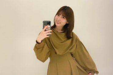 今日は横山さんのお下がりのワンピースを着ました
横山さんっぽくてお気に入りです

うれちっ

 #めぐコーデ...