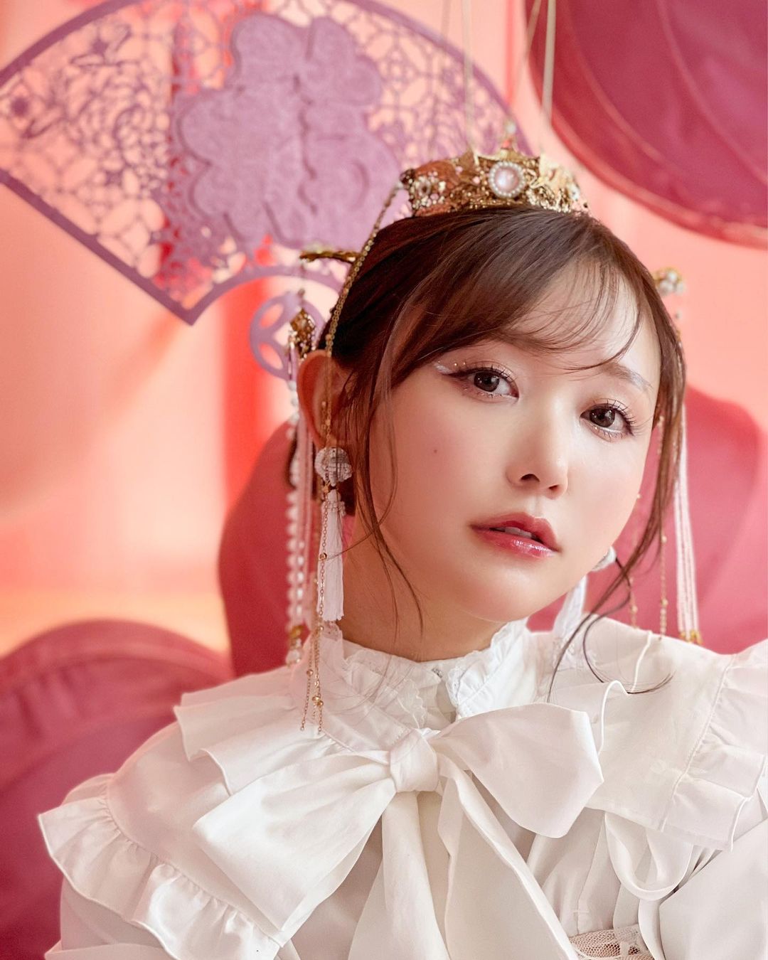 菅野結以 新年快乐 祝大家虎年行大运♡ 旧正月を祝してweiboにてプレゼント企画やってるよ 中国スタッフさんが作ってくれてた画像が