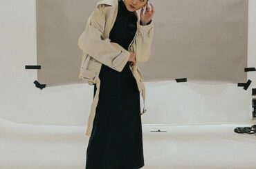 ．
ショートトレンチ可愛いくて
中に着込みまくって着た日笑
はやく暖かくなれ〜
#emoda #mystyleemoda...