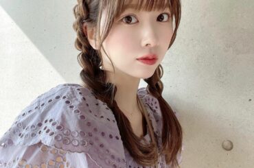 三つ編みしてみたよ、どうかな？

少しずつ暖かくなってきたね〜！
春服が届き始めたから試着した、春楽しみ♡

Tops&Skirt @mercuryduo_co...