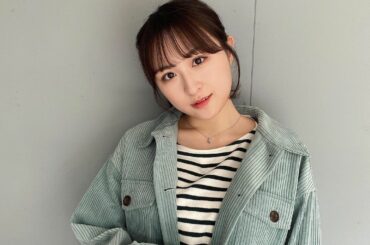 ︎

#私服コーデ 
#コーデュロイジャケット 
#ストライプtシャツ 
#ヘアアレンジ簡単 
#ポニーテールアレンジ...