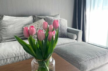 #チューリップ#インテリア#リビング#お花のある暮らし#interior#flower#cute#pink...