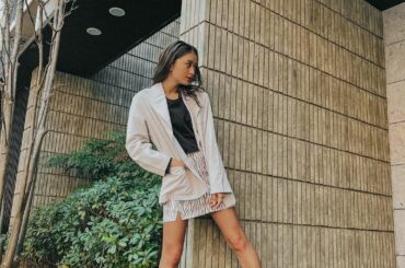 ．
髪の毛短く見えますが後ろにあるだけです。
意外とあり？
#emoda #mystyleemoda...