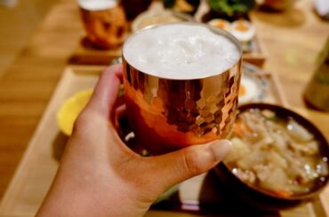 頂いた燕三条の銅マグで乾杯。
いつものビールより100倍美味い~

この日は私の帰宅が遅かったんだけど、家に帰ったら夫が具沢山の豚汁と常備菜をコツコツ作っていて...